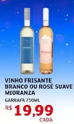 Assaí Atacadista Vinho frisante branco ou rosé suave mioranza oferta