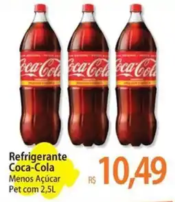 Atacadão Refrigerante Coca-Cola Menos Açúcar Pet oferta