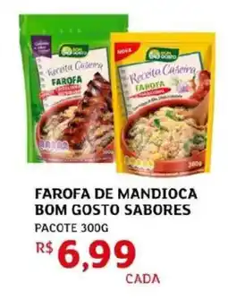 Assaí Atacadista Farofa de mandioca bom gosto sabores pacote oferta