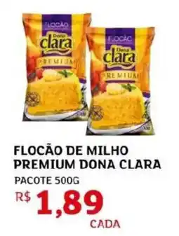 Assaí Atacadista Flocão de milho premium dona clara oferta