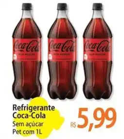 Atacadão Refrigerante Coca-Cola Sem açúcar Pet oferta