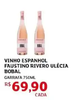 Assaí Atacadista Vinho espanhol faustino rivero ulêcia bobal oferta