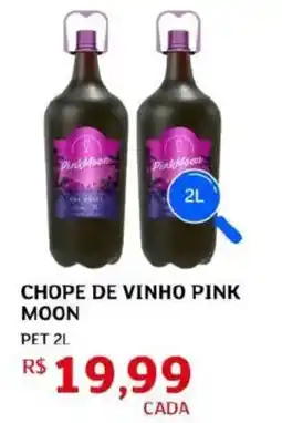 Assaí Atacadista Chope de vinho pink moon oferta