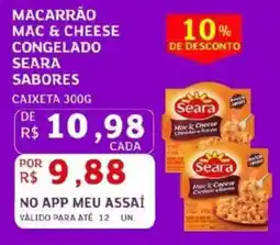 Assaí Atacadista Macarrão mac & cheese congelado seara sabores oferta