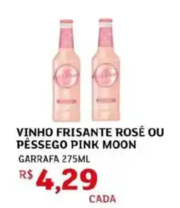 Assaí Atacadista Vinho frisante rosé ou pêssego pink moon oferta