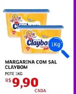 Assaí Atacadista Margarina com sal claybom oferta