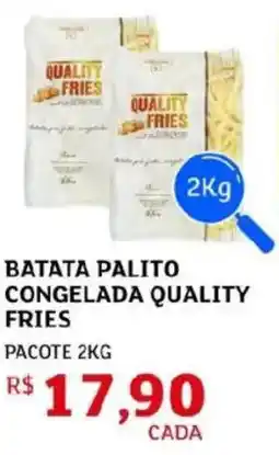 Assaí Atacadista Batata palito congelada quality fries pacote oferta