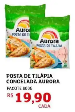 Assaí Atacadista Posta de tilápia congelada aurora pacote oferta