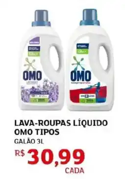 Assaí Atacadista Lava-roupas líquido omo tipos oferta