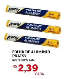 Assaí Atacadista Folha de alumínio pratsy oferta