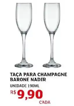 Assaí Atacadista Taça para champagne barone nadir oferta