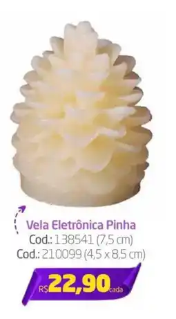 Preçolândia Vela Eletrônica Pinha oferta