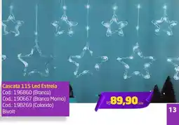 Preçolândia Cascata 115 Led Estrela oferta