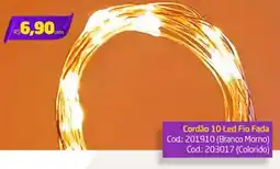 Preçolândia Cordão 10 Led Fio Fada oferta