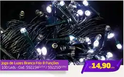Preçolândia Jogo de Luzes Branca Frio 8 Funções oferta
