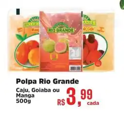Supermercados Mateus Polpa Rio Grande Caju, Goiaba ou Manga oferta