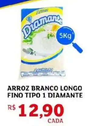 Arroz branco longo fino tipo 1 diamante