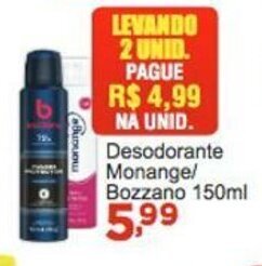 Rossi Supermercado Desodorante Monange/ Bozzano 150ml oferta