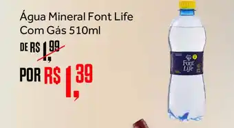 Água Mineral Font Life Com Gás