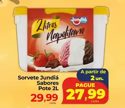 Lopes Supermercados Sorvete Jundiá Sabores Pote oferta