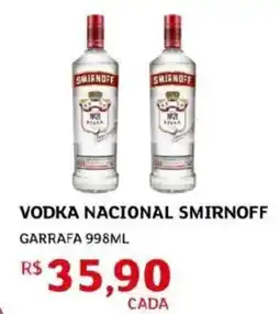 Assaí Atacadista Vodka nacional smirnoff oferta