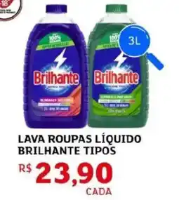 Assaí Atacadista Lava roupas líquido brilhante tipos oferta