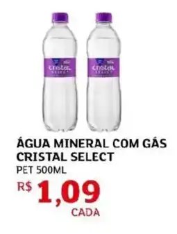 Assaí Atacadista Água mineral com gás cristal select oferta