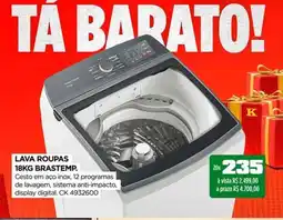 Lojas Koerich Lava roupas brastemp oferta