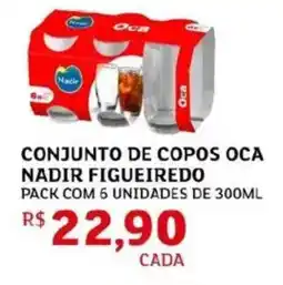 Assaí Atacadista Conjunto de copos oca nadir figueiredo oferta