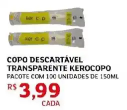 Assaí Atacadista Copo descartável transparente kerocopo oferta