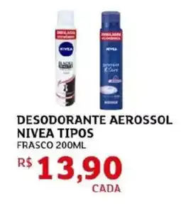 Assaí Atacadista Desodorante aerossol nivea tipos oferta