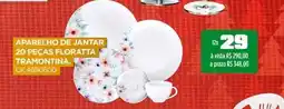 Lojas Koerich Aparelho de jantar 20 peças floratta tramontina. oferta