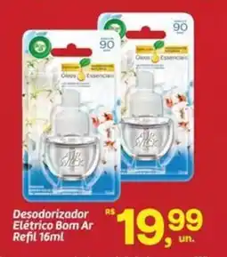 Fort Atacadista Desodorizador Elétrico Bom Ar Refil oferta