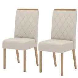 Benoit Conjunto 2 Cadeiras Estofadas Henn S32-502 Nina 99,5x44x59cm oferta
