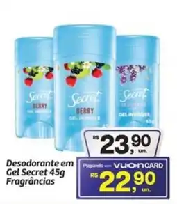 Fort Atacadista Desodorante em Gel Secret Fragrâncias oferta