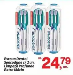 Fort Atacadista Escoua Dental Sensodyne c/ 2 un. Limpeza Profunda Extra Mácia oferta