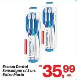Fort Atacadista Escova Dental Sensodyne c/ 3 un. Extra Macia oferta