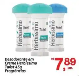 Fort Atacadista Desodorante em Creme Herbíssimo Twist Fragrâncias oferta