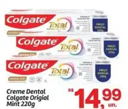 Fort Atacadista Creme Dental Colgate Origial Mint oferta