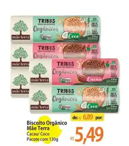Atacadão Biscoito Orgânico Mãe Terra oferta