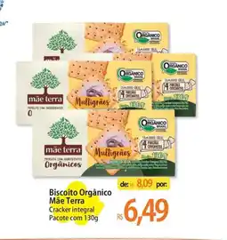 Atacadão Biscoito Orgânico Mãe Terra oferta