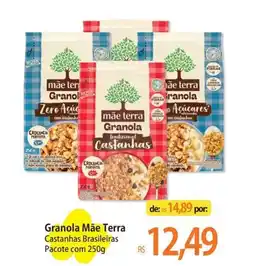 Atacadão Granola Mãe Terra Castanhas Brasileiras Pacote oferta