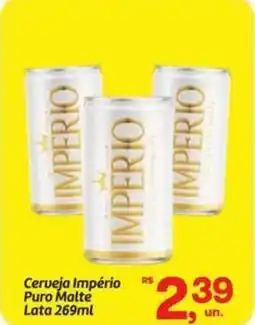 Fort Atacadista Cerveja Império Puro Malte Lata oferta