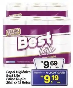 Fort Atacadista Papel Higiênico Best Lite Folha Dupla 20m oferta