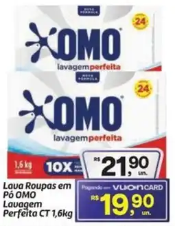Fort Atacadista Lava Roupas em po OMO Lavagem Perfeita CT oferta