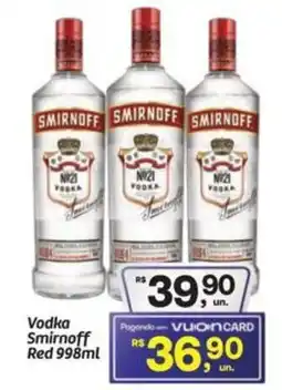 Fort Atacadista Vodka Smirnoff Red oferta