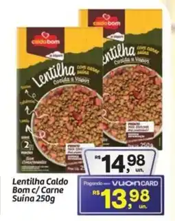 Fort Atacadista Lentilha Caldo Bom c/ Carne Suina oferta