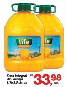 Fort Atacadista Suco Integral de Laranja Life oferta
