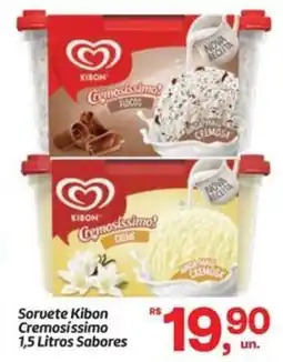 Fort Atacadista Sorvete Kibon Cremosíssimo Sabores oferta