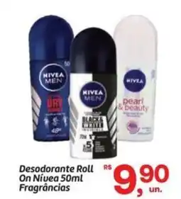 Fort Atacadista Desodorante Roll RS On Nívea Fragrâncias oferta